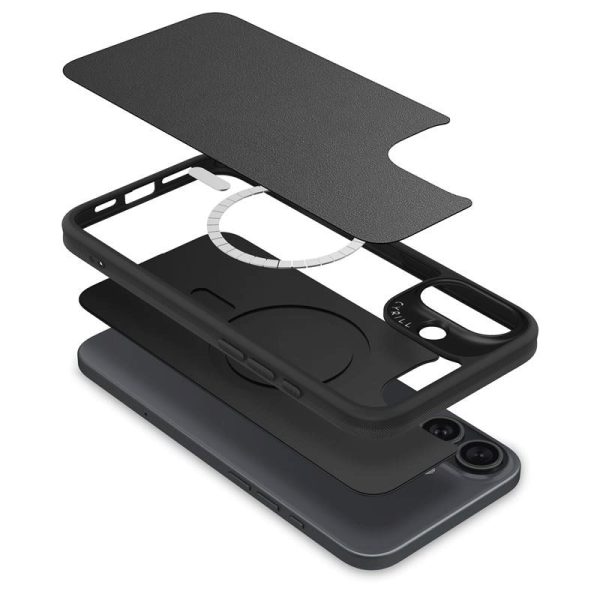 iPhone 16 Spigen Cyrill Kajuk Mag Hybrid Cover m. Strop - MagSafe Kompatibel - Sort Online Sale