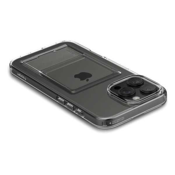 iPhone 16 Pro Spigen Crystal Slot Cover - Gennemsigtig on Sale