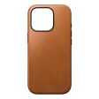 Nomad iPhone 16 Pro Modern Leather Cover - MagSafe Kompatibel - Tan Online