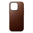 Nomad iPhone 16 Pro Modern Leather Cover - MagSafe Kompatibel - Brun Online now