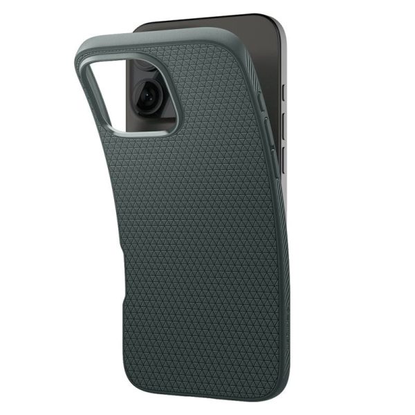 iPhone 16 Pro Spigen Liquid Air Cover - Grøn For Discount