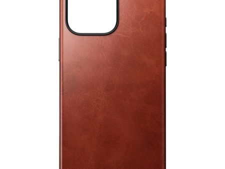 Nomad iPhone 16 Pro Modern Horween Leather Cover - MagSafe Kompatibel - Olde Dublin Online Hot Sale