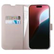 iPhone 16 Pro Vivanco Classic Wallet Flip Cover m. Pung - Greige Fashion