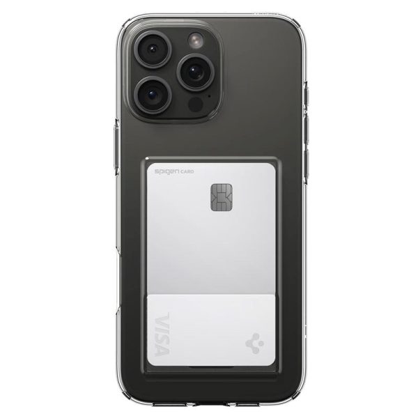 iPhone 16 Pro Spigen Crystal Slot Cover - Gennemsigtig on Sale