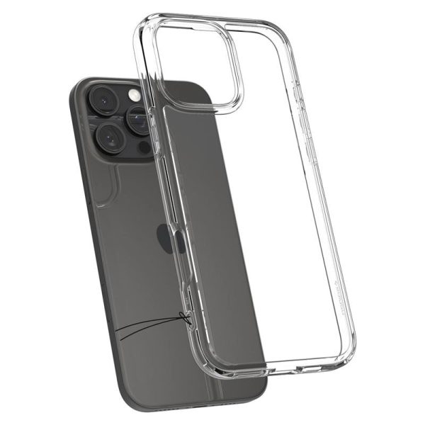 iPhone 16 Pro Spigen Crystal Hybrid Case - Gennemsigtig For Cheap