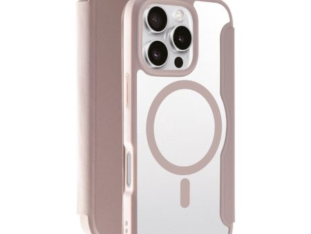 iPhone 16 Pro Vivanco Classic Wallet Flip Cover m. Pung - MagSafe Kompatibel - Greige For Cheap