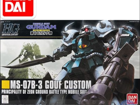 Original Gundam Model MS-07B-3 GOUF CUSTOM Mobile Suit THE ORIGIN GTO Kids Toys With Holder Cheap