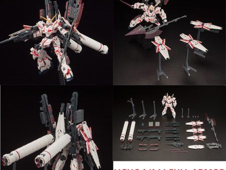 Japaness Bandai HG 1 144 Gundam Model RX-0 FULL ARMOR UNICORN GUNDAM Japanese Model Robot Mobile Suit Kids Toys on Sale