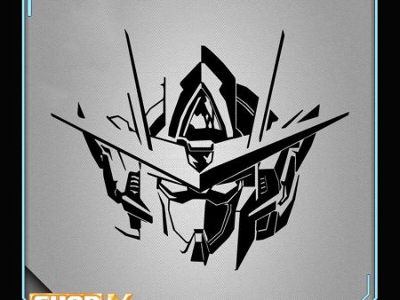 Mobile Suit Gundam GN-001 EXIA Metal Stick Anime Peripheral Mobile Bicycle Car Sticker Kids Toy Gift Two Colors Optional For Cheap