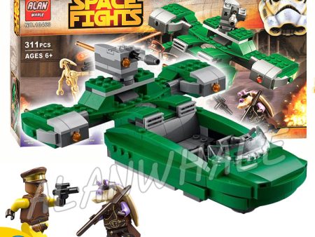 311pcs Space Wars Flash Speeder Battle Droids Naboo Ship Fighter 10463 3D Figure Building Blocks Toys Compatible With LegoING Online Hot Sale