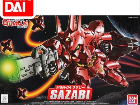 Original SD Gundam Model Cute MSN-04 SAZABI DESTROY MODE Mobile Suit Kids Toy Sale