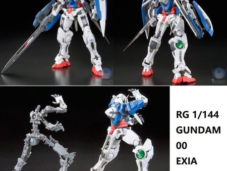 Original Gundam Model RG 1 144 00 EXIA GN-001 GUNDAM EW Justice Freedom 00 Destiny Armor Unchained Mobile Suit Kids Toys Online now