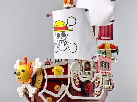 ONE PIECE The THOUSAND SUNNY Pirate Ship Japan Anime compatible legoingly Brick Building Blocks Figure Toys For Kids Gift Online Sale