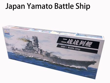 1:700 Scale Warship World War II Yamato Battle Ship Plastic Assembly Model Electric Toy For Cheap