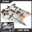 1457pcs Space Wars Snow Speeder Battle Ship Games Pilot Rebel 05084 Model Building Blocks Kids Bricks Compatible with Lego Online now