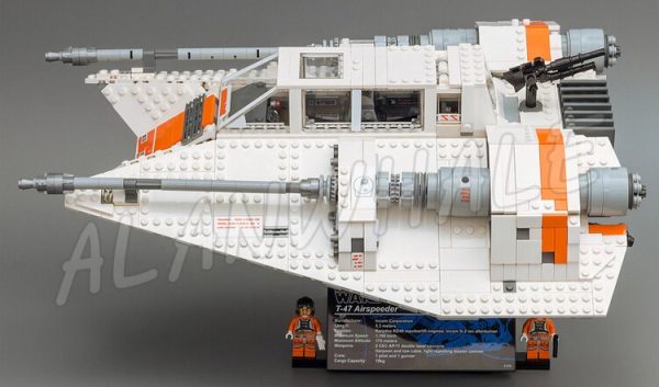 1457pcs Space Wars Snow Speeder Battle Ship Games Pilot Rebel 05084 Model Building Blocks Kids Bricks Compatible with Lego Online now