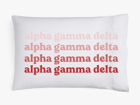 Alpha Gamma Delta Cotton Pillowcase Fashion