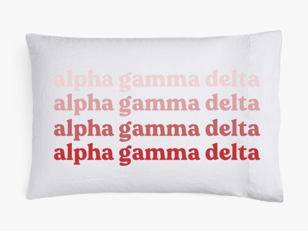 Alpha Gamma Delta Cotton Pillowcase Fashion