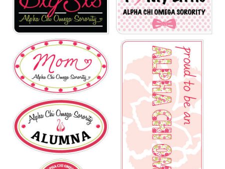 Alpha Chi Omega Family Stickers Online Hot Sale