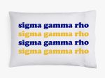 Sigma Gamma Rho Cotton Pillowcase Online