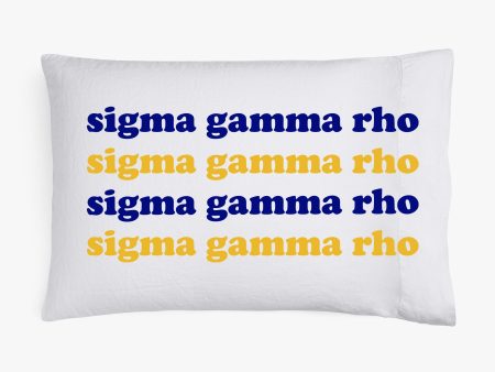 Sigma Gamma Rho Cotton Pillowcase Online