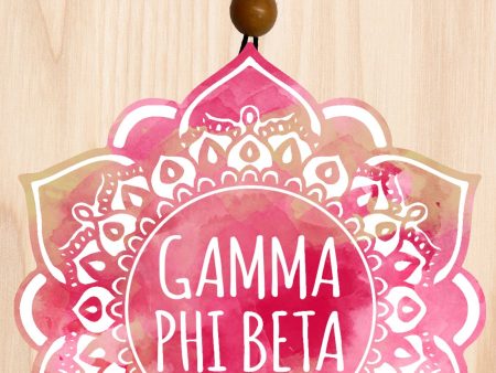 Gamma Phi Beta Mandala Air Freshener Hot on Sale