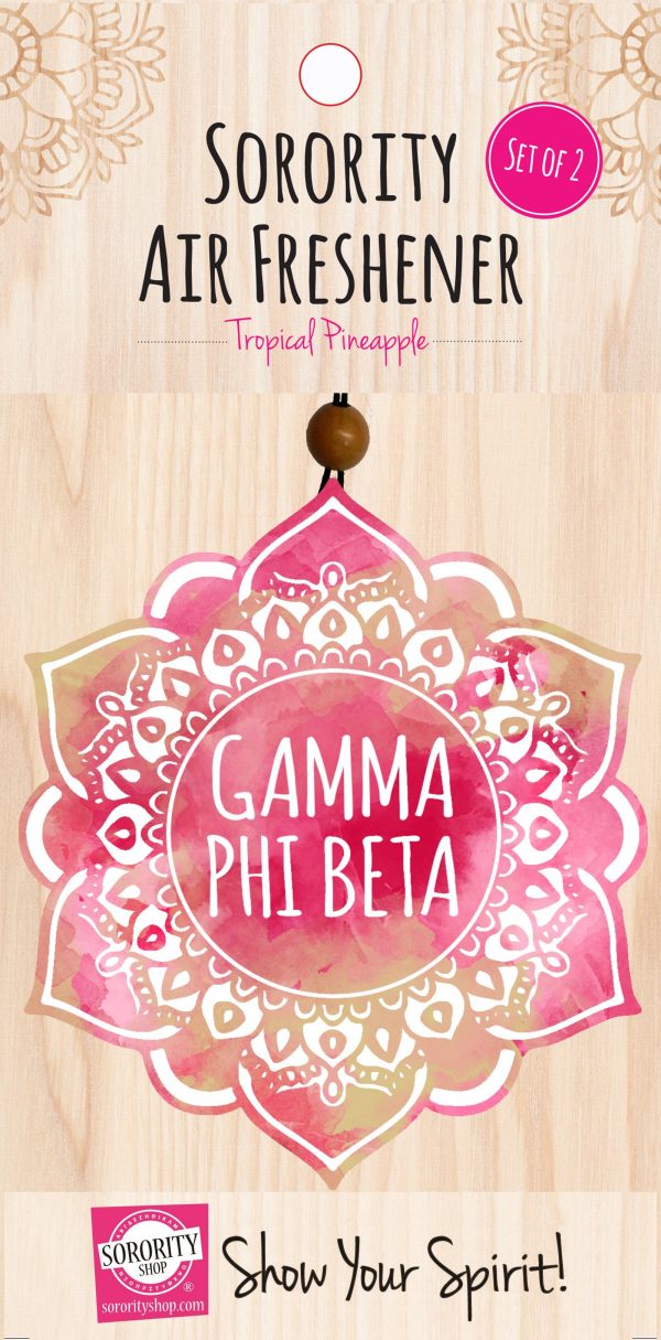 Gamma Phi Beta Mandala Air Freshener Hot on Sale