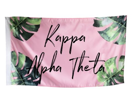 Kappa Alpha Theta Tropical Flag Online Hot Sale