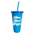 Kappa Kappa Gamma Glitter Color Changing Cup 4-Pack For Sale