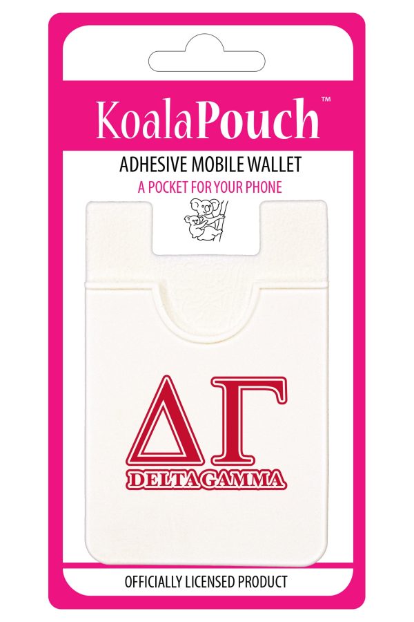 Delta Gamma Koala Pouch - Greek Letters Design - Phone Wallet Hot on Sale