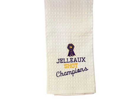 JELLEAUX SHOT CHAMPIONS TOWEL For Sale