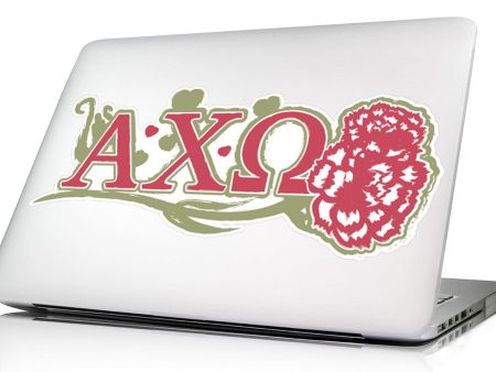 Alpha Chi Omega 11.75 x 4.5 Laptop Skin Wall Decal Fashion