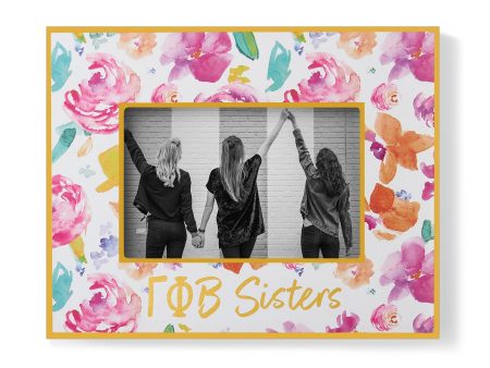 Gamma Phi Beta Picture Frame – Wooden Picture Frame for 4  X 6  Pictures Discount