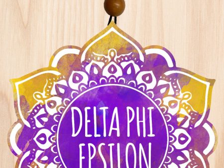 Delta Phi Epsilon Mandala Air Freshener on Sale