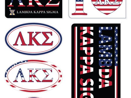 Lambda Kappa Sigma  American stickers Cheap