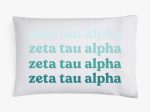 Zeta Tau Alpha Cotton Pillowcase Supply