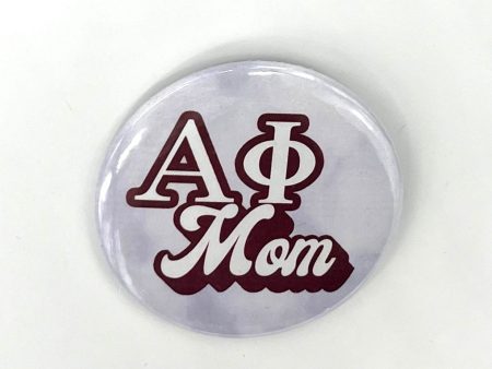 ALPHA PHI WATERCOLOR MOM BUTTON For Discount