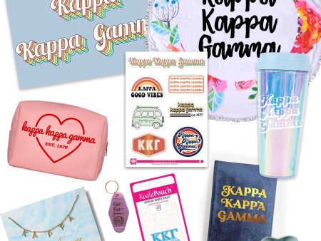 Kappa Kappa Gamma Celebrate Sisterhood Sorority Gift Box- 10 unique items Fashion