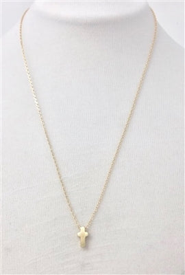 GOLD CROSS 16-18 INCH NECKLACE Online