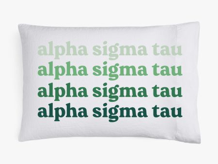 Alpha Sigma Tau Cotton Pillowcase Hot on Sale