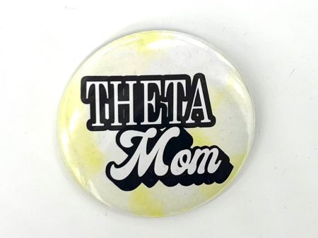 KAPPA ALPHA THETA WATERCOLOR MOM BUTTON Cheap