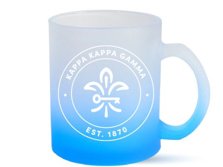 Kappa Kappa Gamma Mug - Ombre Glass Sale