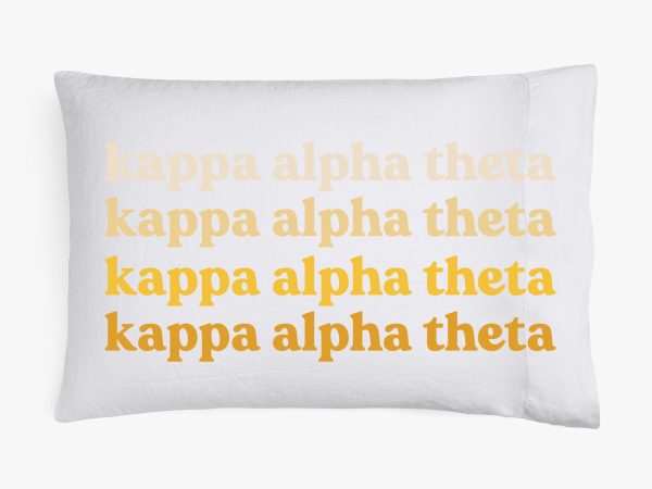 Kappa Alpha Theta Cotton Pillowcase Online Sale