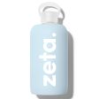 Zeta Tau Alpha Glass Water Bottle with Silicone Sleeve For Cheap