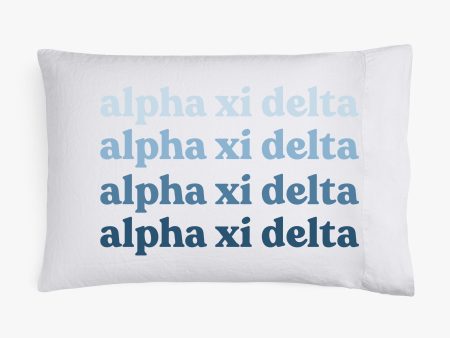 Alpha Xi Delta Cotton Pillowcase Online Sale