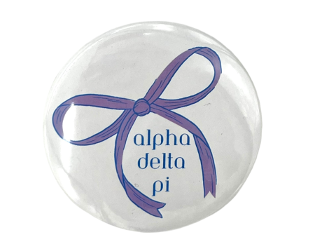 ALPHA DELTA PI BOW BUTTON For Sale