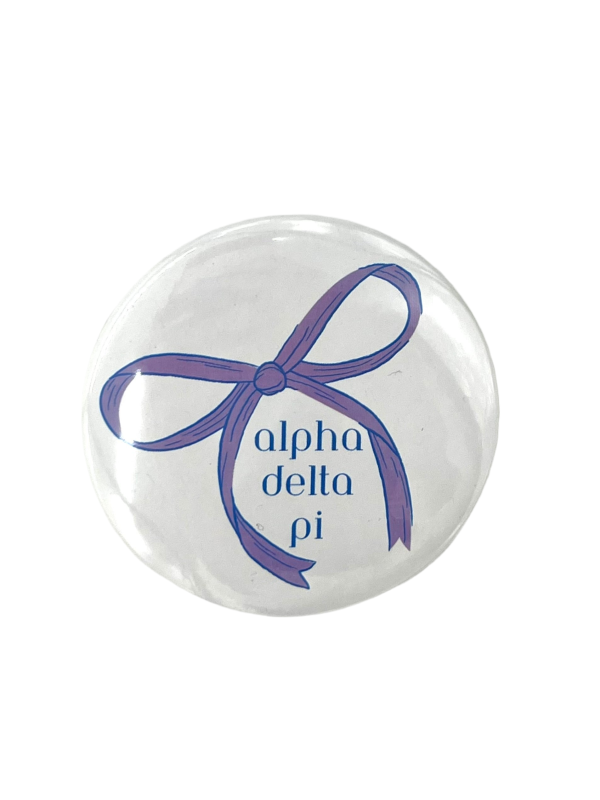 ALPHA DELTA PI BOW BUTTON For Sale