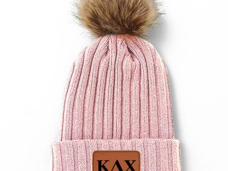 Kappa Delta Chi Pom Pom Beanie Hat Fashion