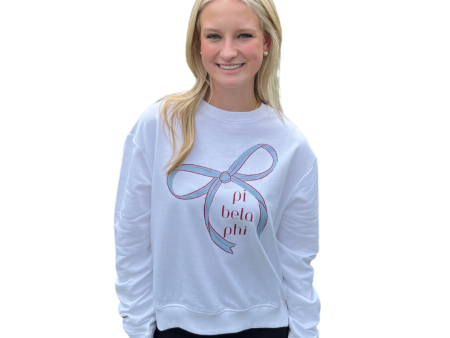 PI BETA PHI BOW SWEATSHIRT Online Hot Sale