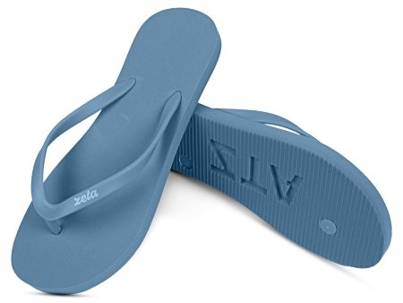 Zeta Tau Alpha Flip Flops, With Greek Letter Cutouts Online now